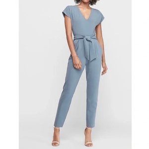 Express Dusty Blue Jumpsuit